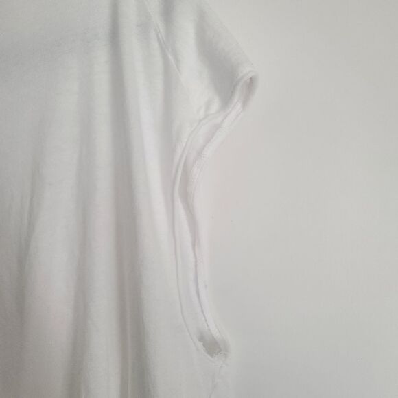Current/Elliott The rouched muscle  tee in star white size 2 - Picture 9 of 11